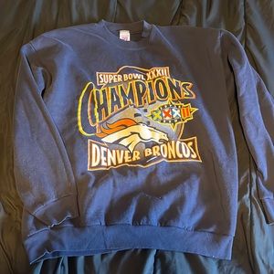 Vintage SuperBowl 32 Broncos Championship Sweater